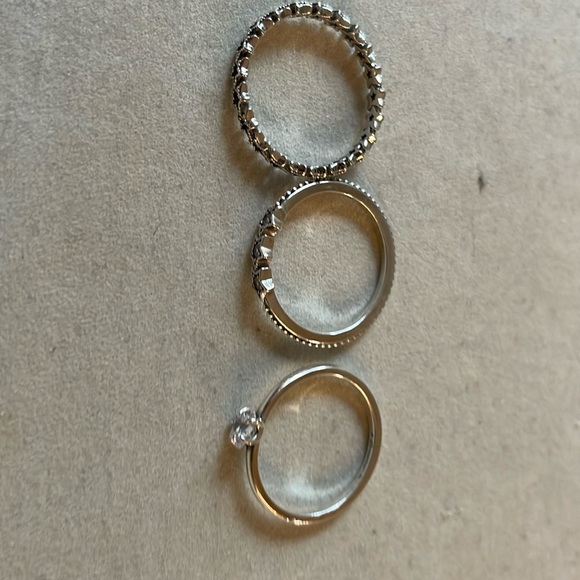 Pandora rings (celestial stars, asymmetric stars band, celestial sparkling star) - Picture 4 of 8